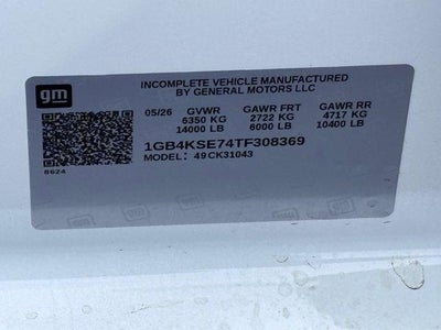 2026 Chevrolet Silverado 3500 HD Chassis Cab Work Truck