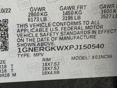 2023 Chevrolet Traverse LT Cloth