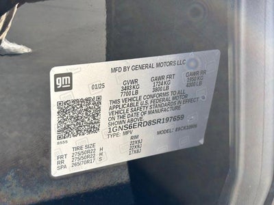 2025 Chevrolet Suburban RST