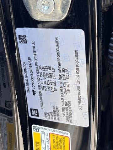 2022 Chevrolet Tahoe RST