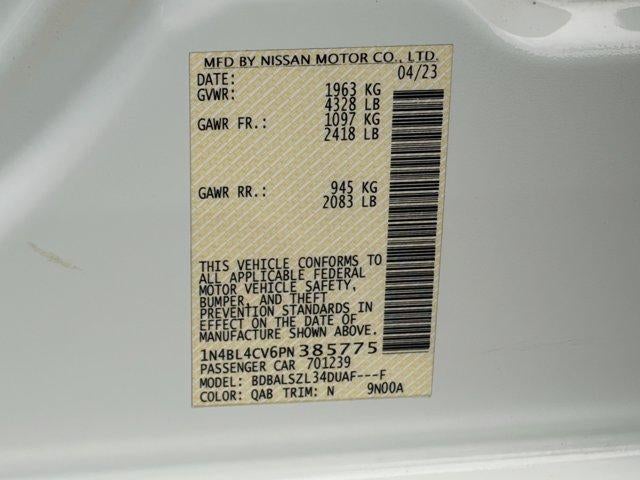 2023 Nissan Altima 2.5 SR