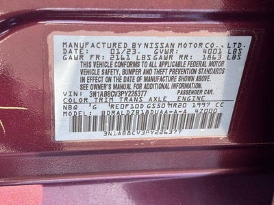 2023 Nissan Sentra SV
