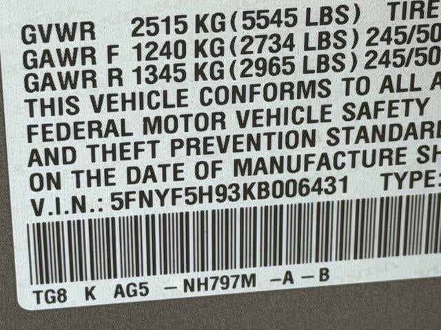 2019 Honda Pilot Touring 8-Passenger