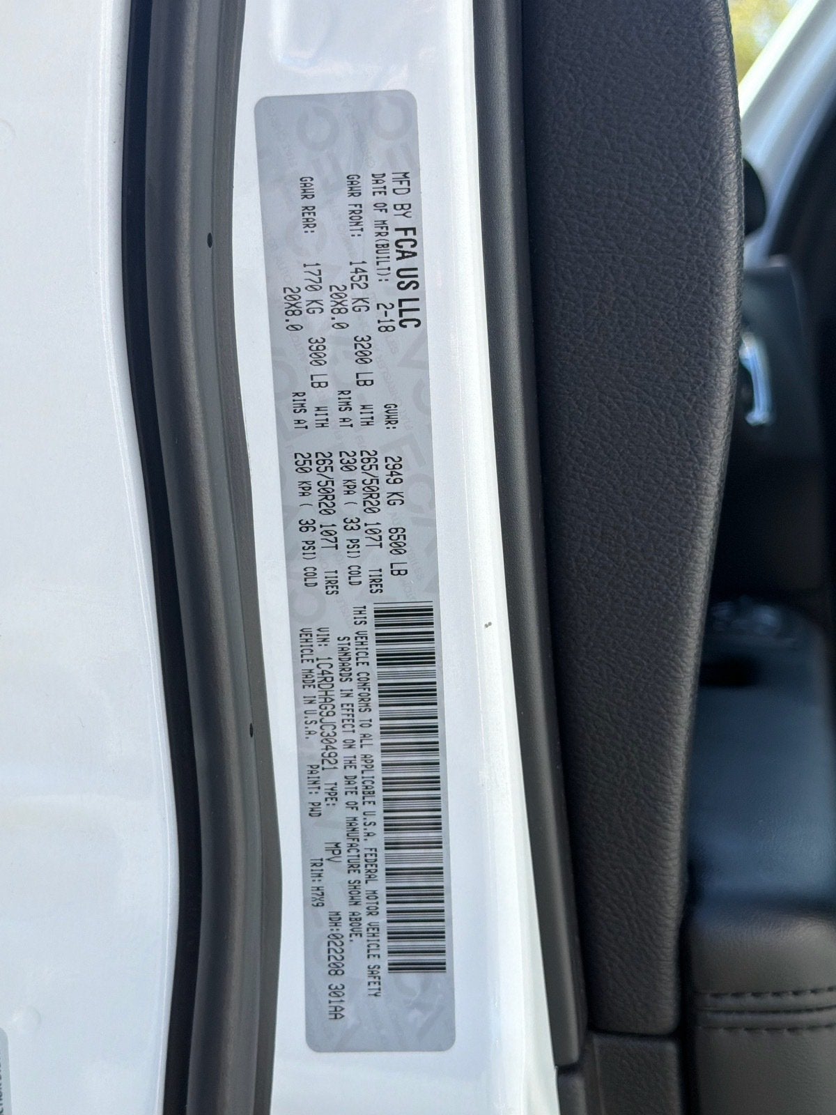 2018 Dodge Durango SXT