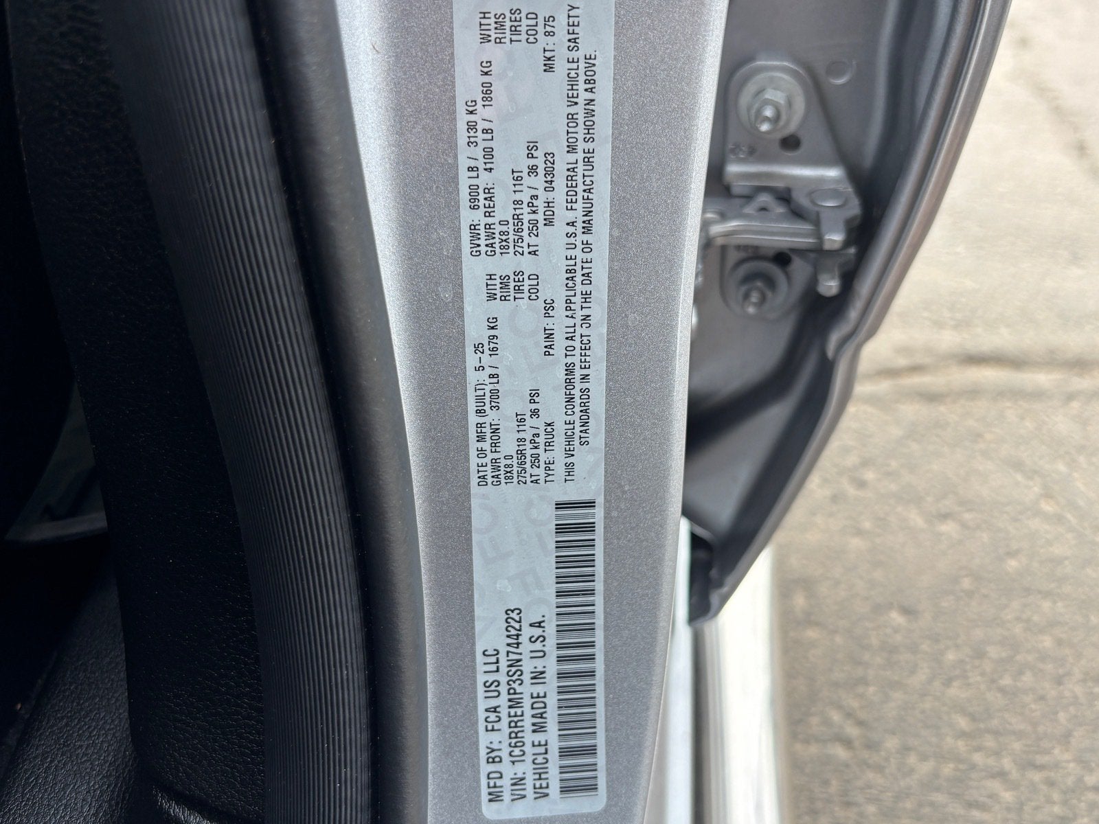 2025 RAM 1500 Big Horn