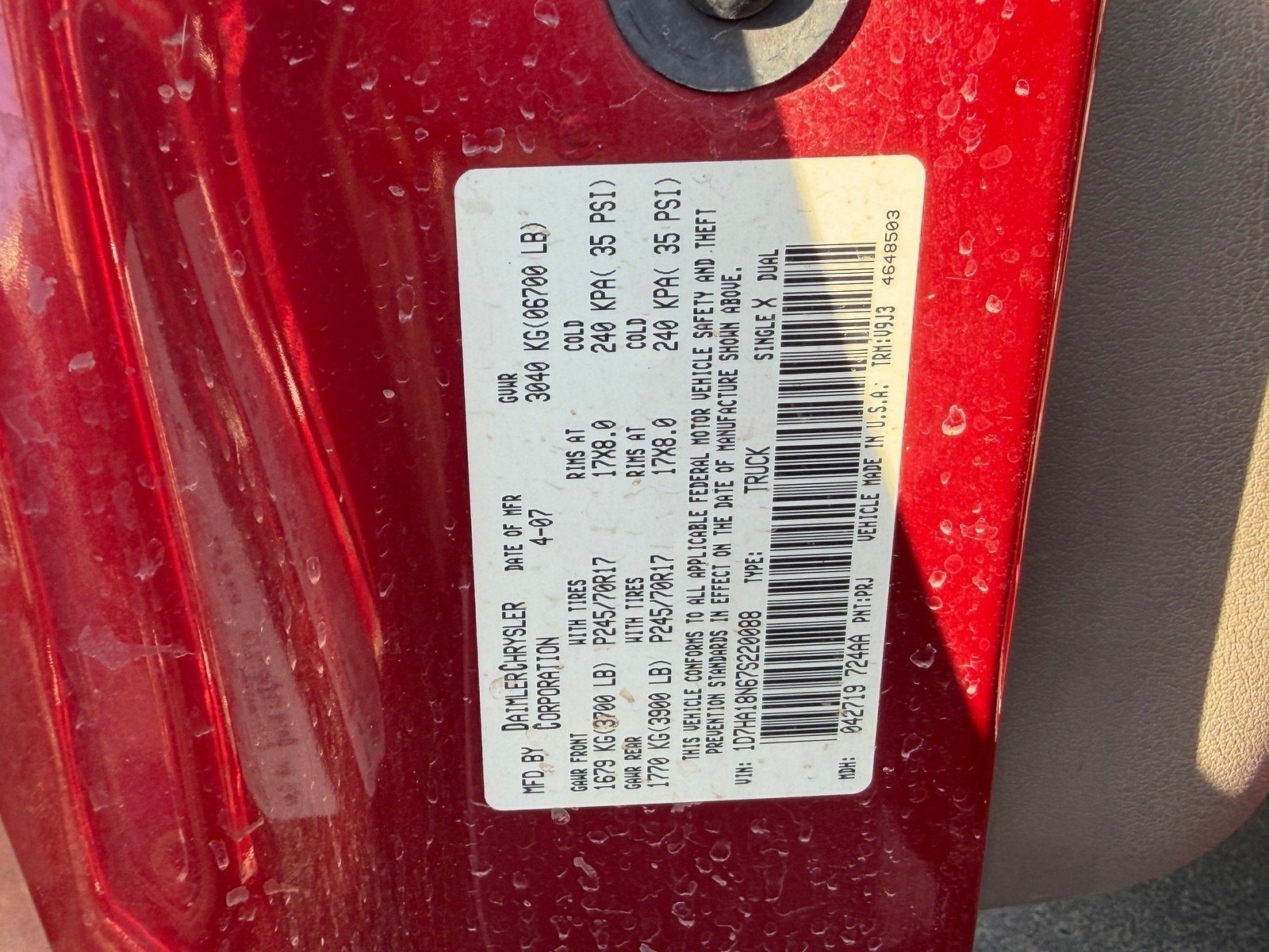 2007 Dodge Ram 1500 Base