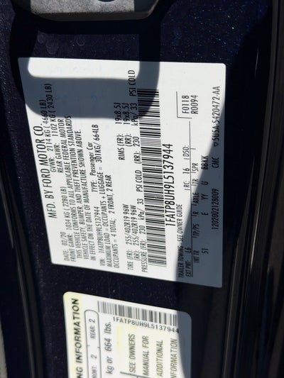 2020 Ford Mustang EcoBoost