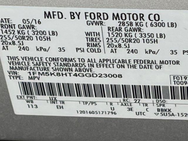2016 Ford Explorer Platinum