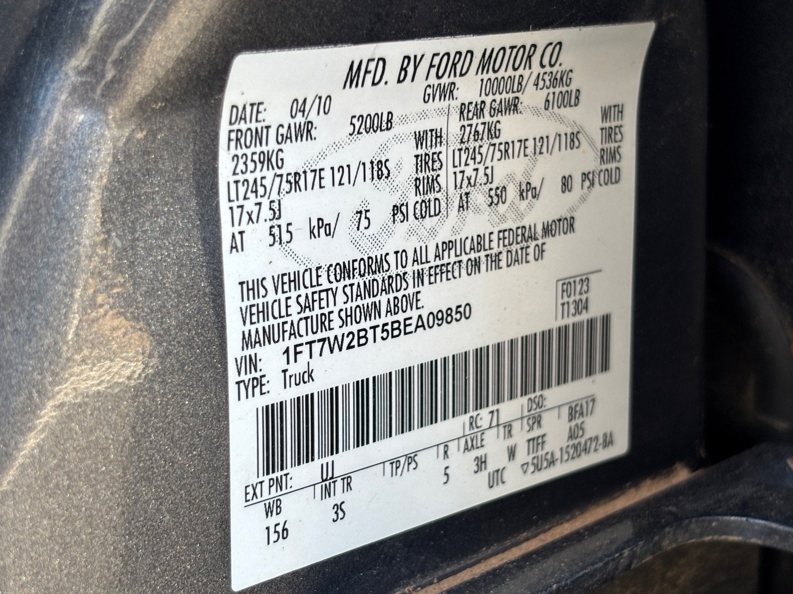 2011 Ford Super Duty F-250 SRW XL
