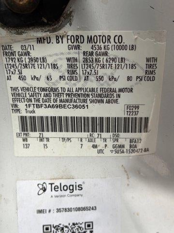 2011 Ford Super Duty F-350 SRW XL