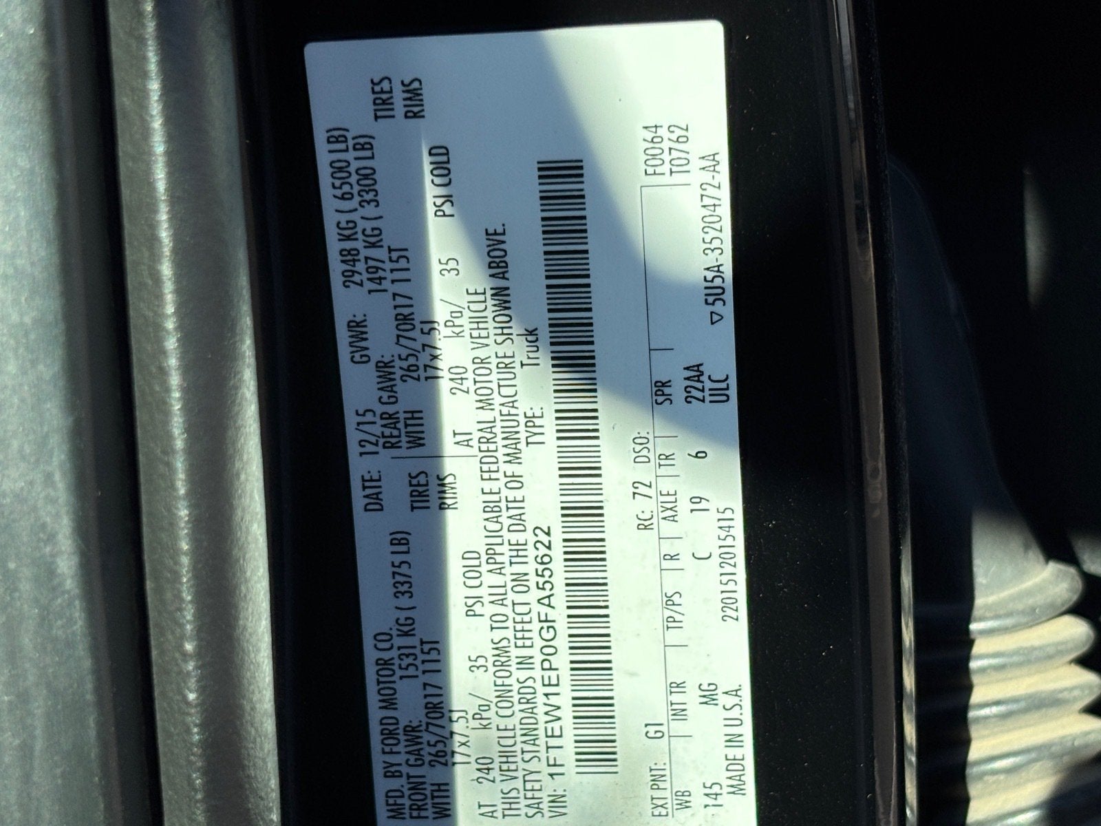 2016 Ford F-150 XLT