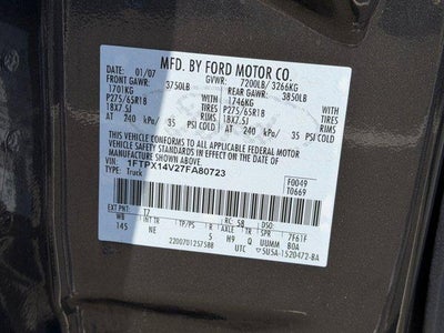 2007 Ford F-150 XLT
