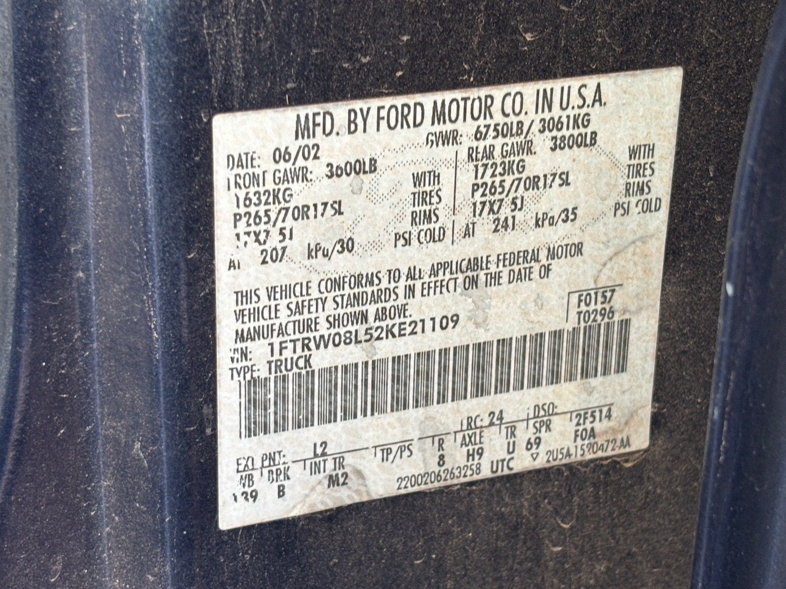 2002 Ford F-150 XLT