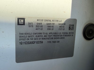 2016 Chevrolet Malibu Limited LT
