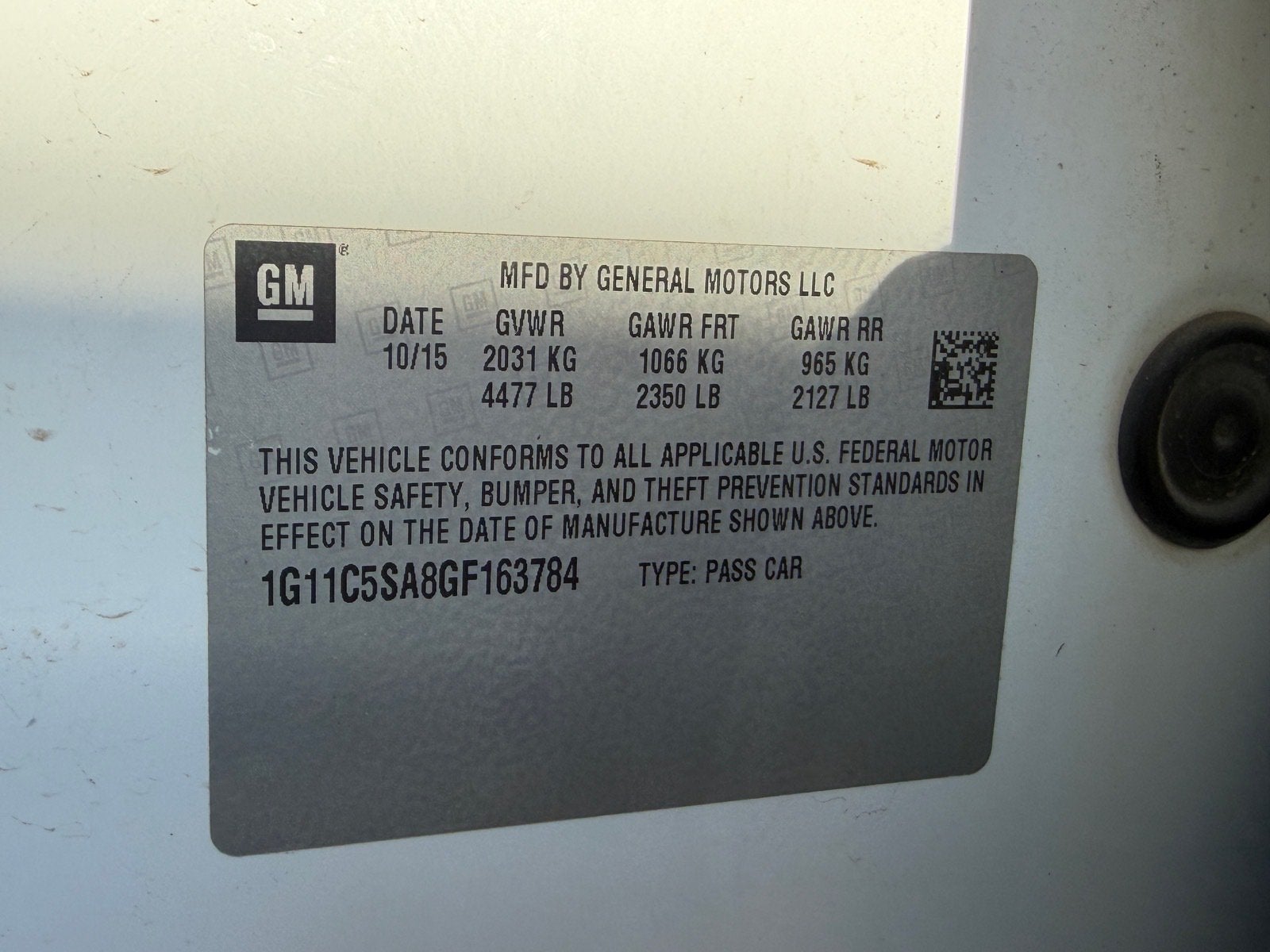 2016 Chevrolet Malibu Limited LT