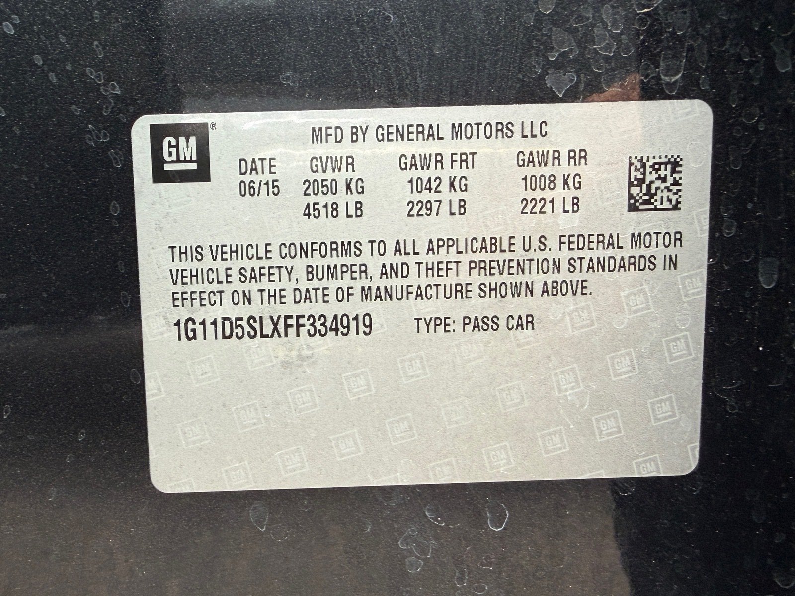 2015 Chevrolet Malibu LT