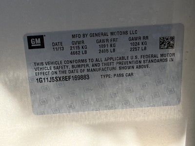 2014 Chevrolet Malibu LTZ