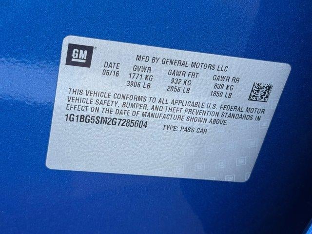 2016 Chevrolet Cruze Premier