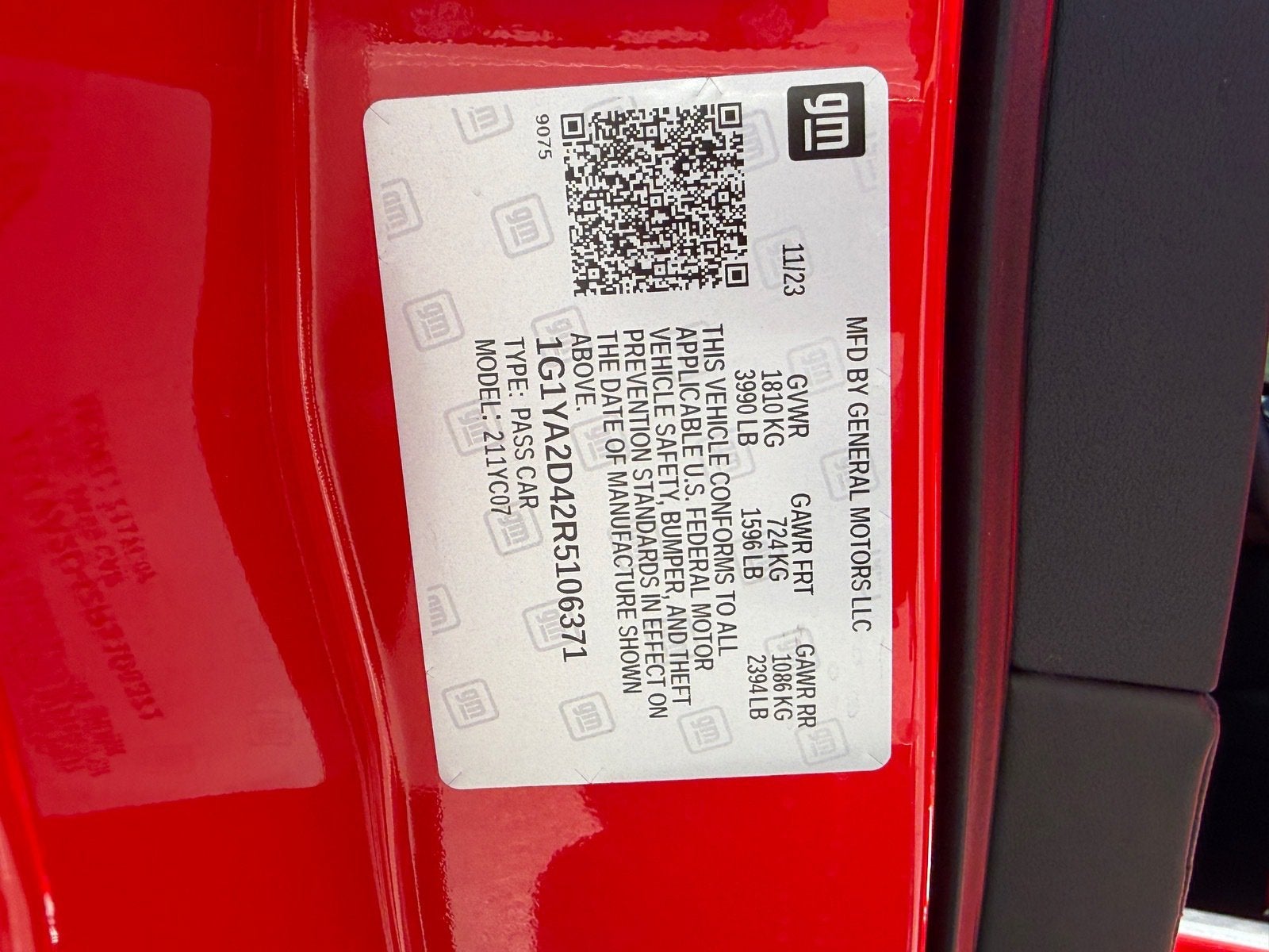 2024 Chevrolet Corvette Stingray 1LT