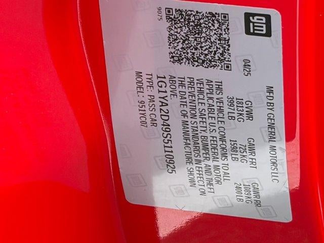 2025 Chevrolet Corvette Stingray 1LT