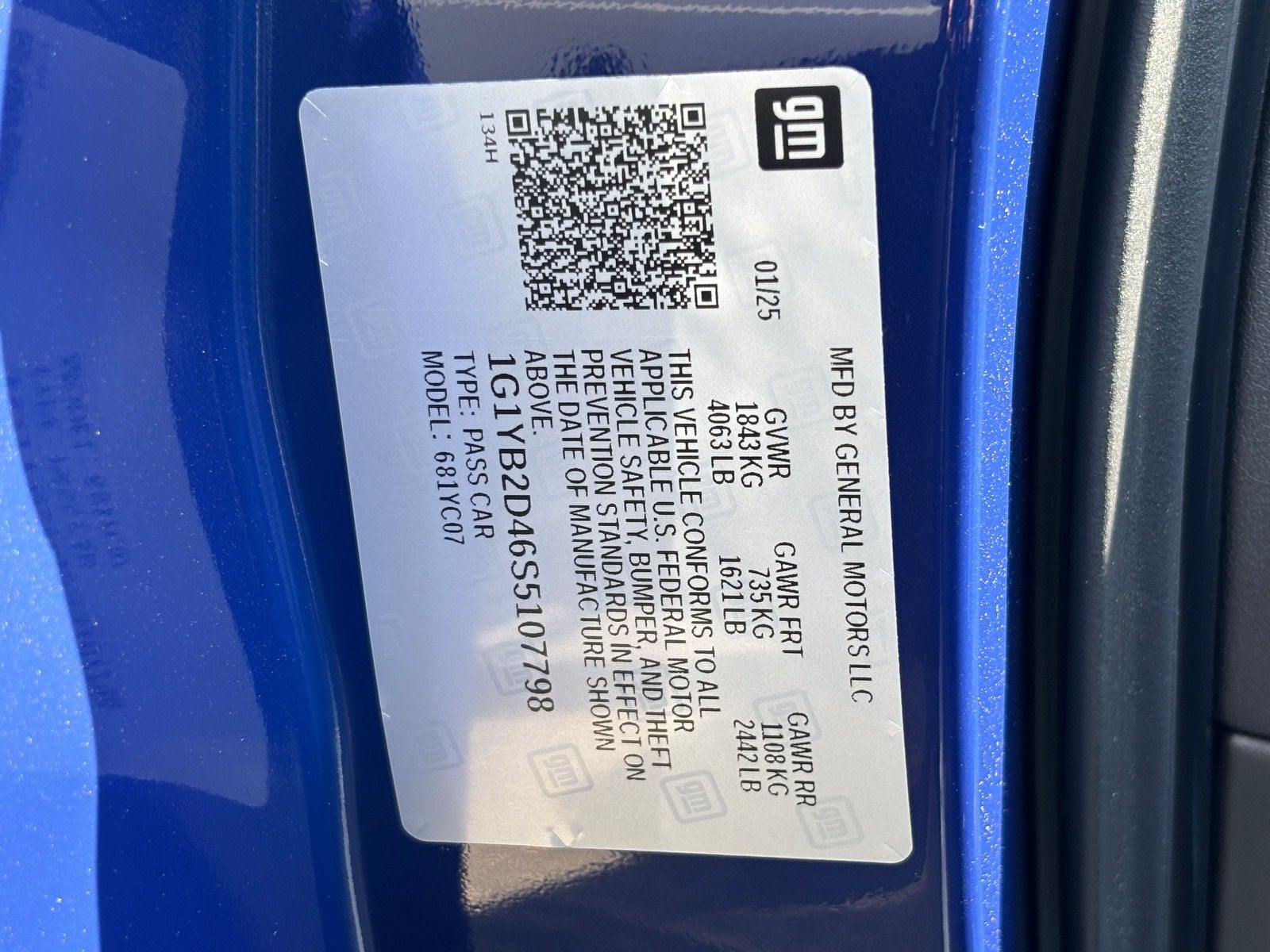 2025 Chevrolet Corvette Stingray 2LT