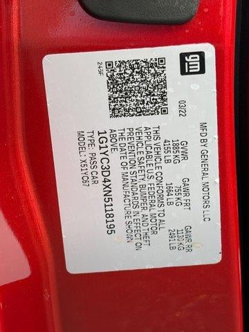 2022 Chevrolet Corvette Stingray 3LT