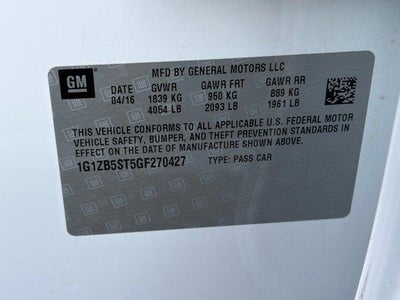 2016 Chevrolet Malibu LS