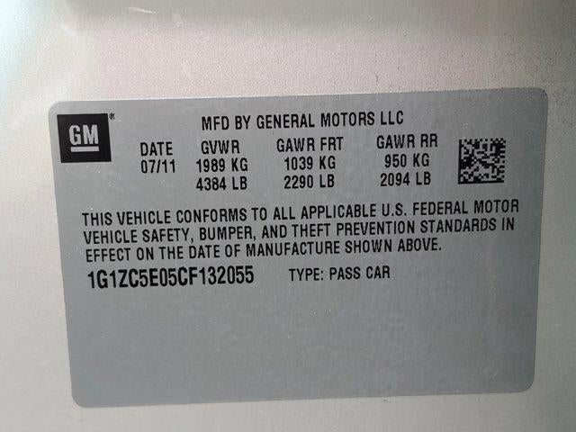 2012 Chevrolet Malibu LT w/1LT