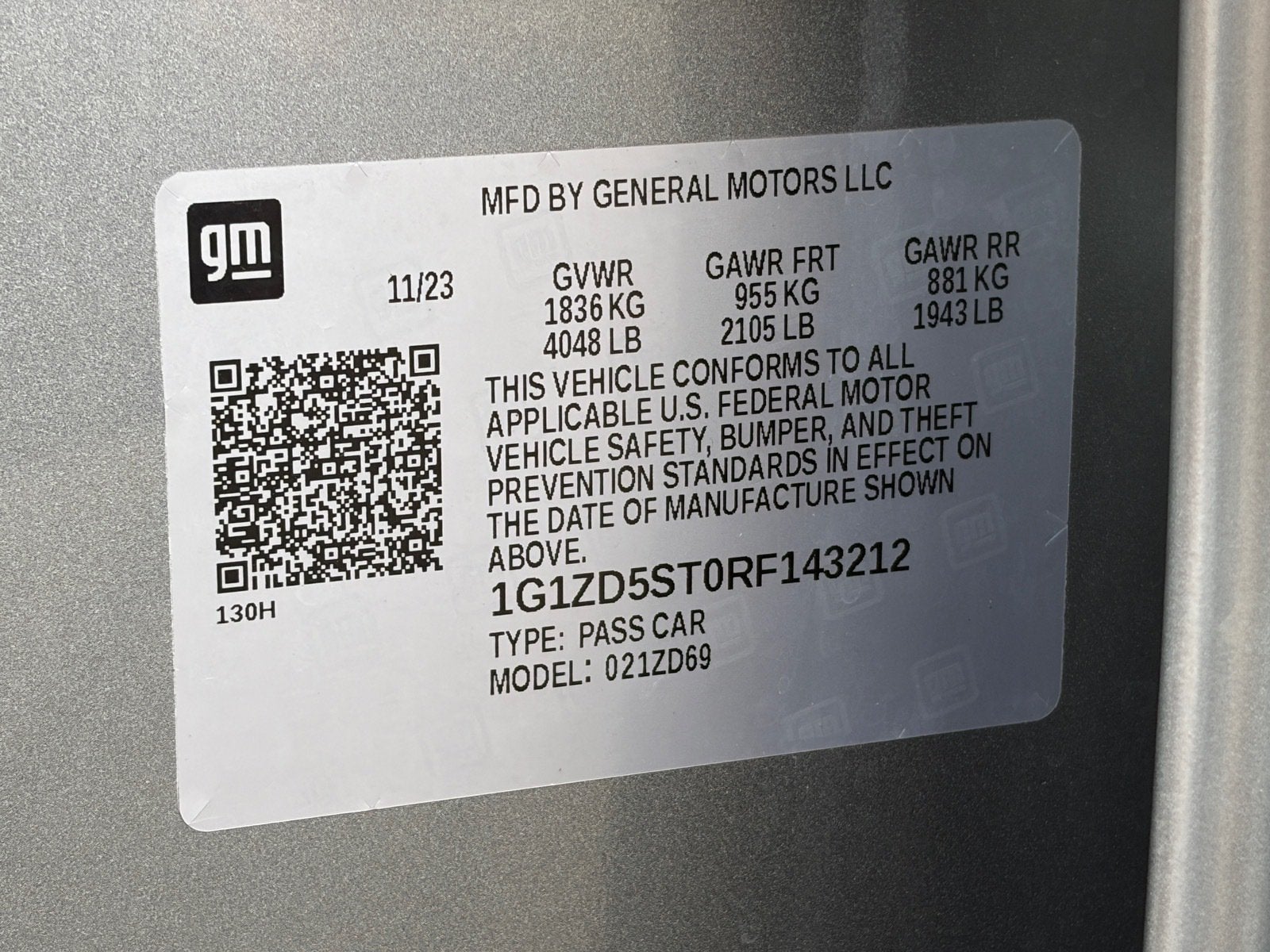 2024 Chevrolet Malibu 1LT