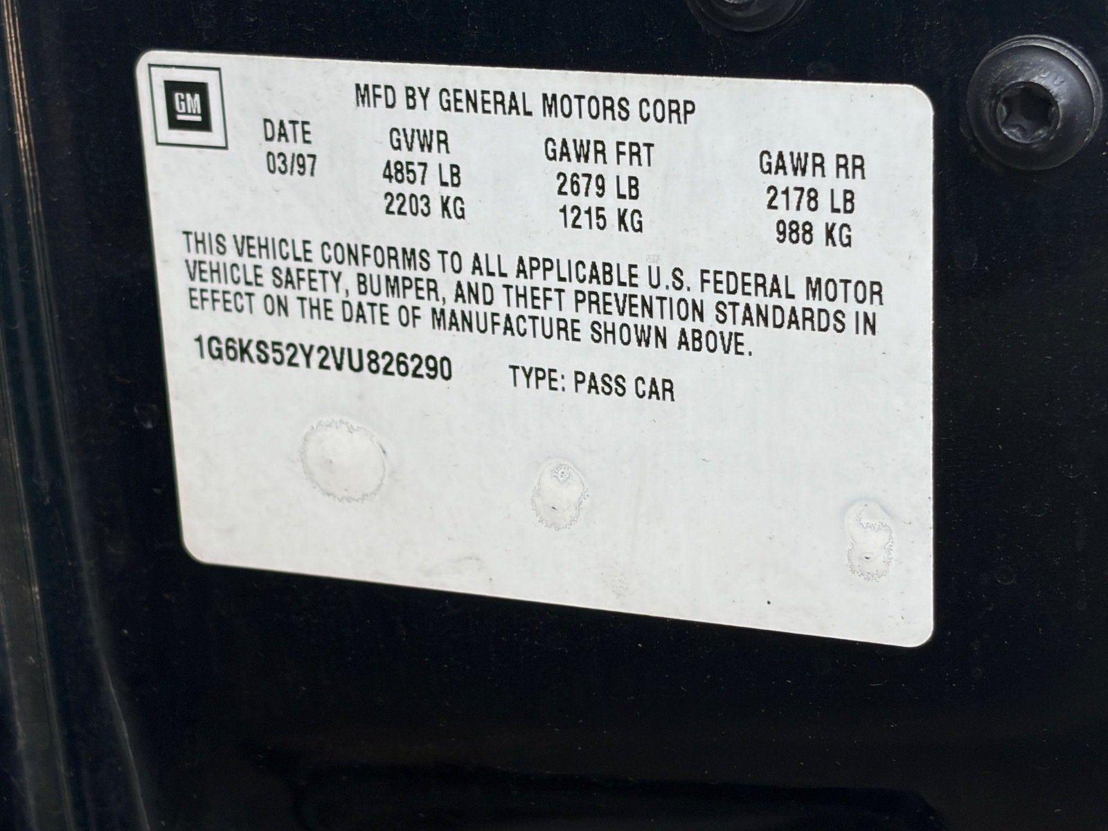 1997 Cadillac Seville SLS