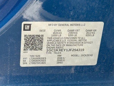 2018 Chevrolet Silverado 2500 HD High Country