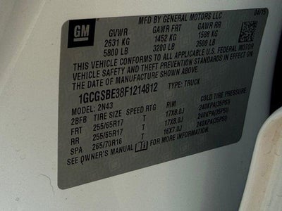 2015 Chevrolet Colorado 2WD LT