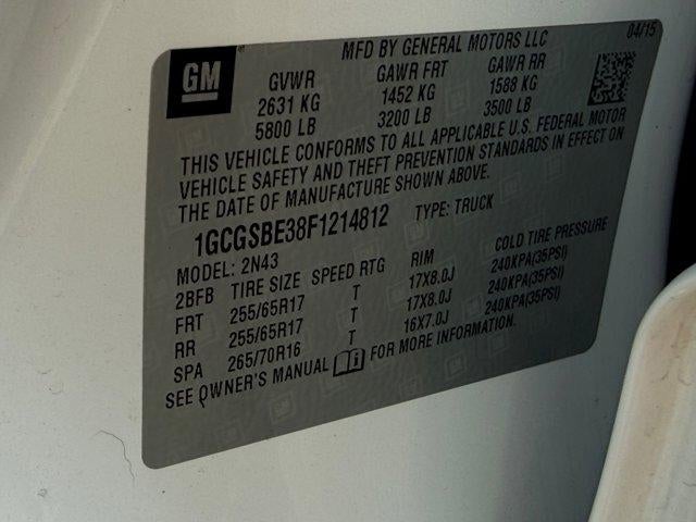 2015 Chevrolet Colorado 2WD LT