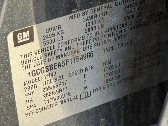 2015 Chevrolet Colorado 2WD LT