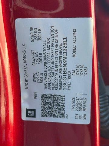 2021 Chevrolet Colorado 4WD Work Truck