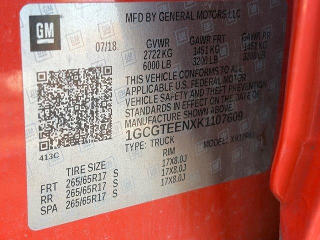 2019 Chevrolet Colorado 4WD ZR2