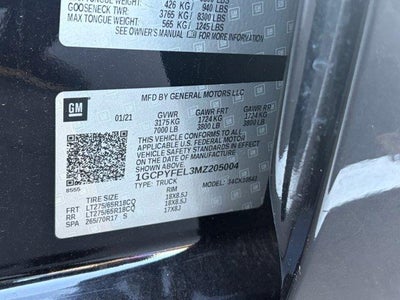 2021 Chevrolet Silverado 1500 LT Trail Boss Midnight Edition