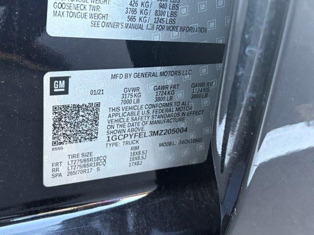 2021 Chevrolet Silverado 1500 LT Trail Boss Midnight Edition