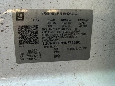 2019 Chevrolet Silverado 1500 Custom