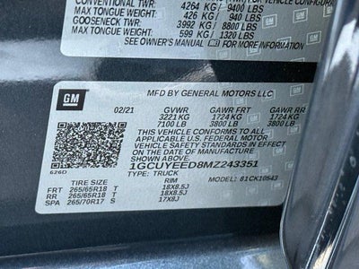 2021 Chevrolet Silverado 1500 RST All Star Edition