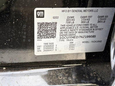 2022 Chevrolet Silverado 1500 LTD High Country