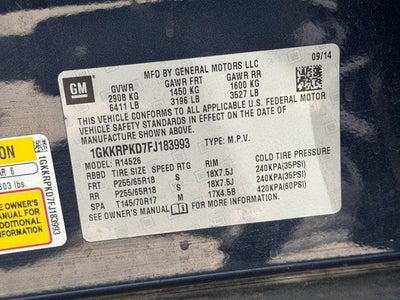 2015 GMC Acadia SLE