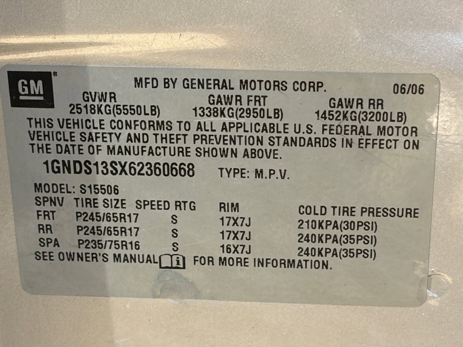 2006 Chevrolet Trailblazer LT