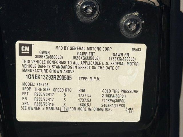 2003 Chevrolet Tahoe Z71