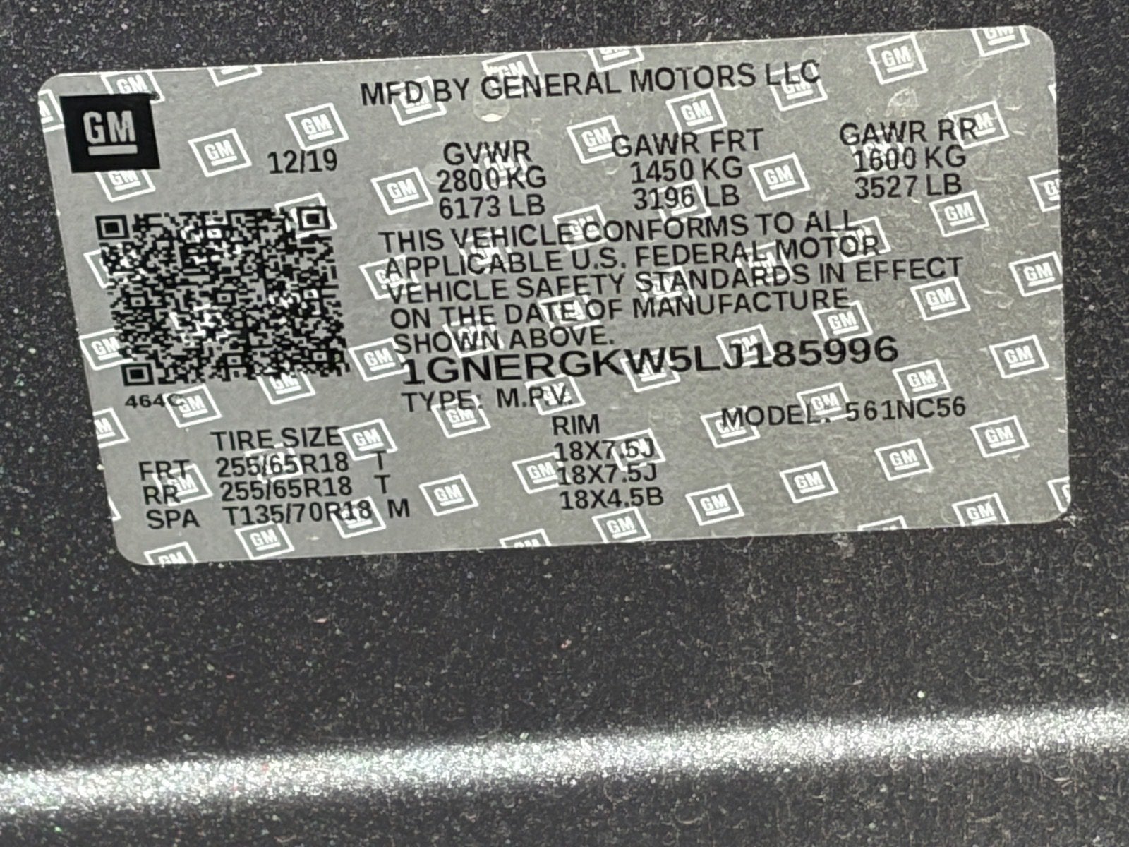 2020 Chevrolet Traverse LT Cloth
