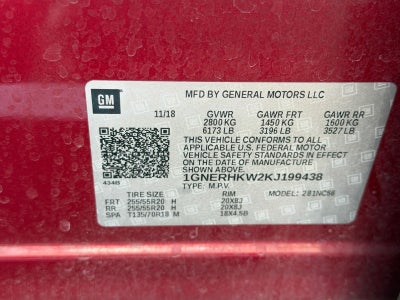 2019 Chevrolet Traverse LT Leather