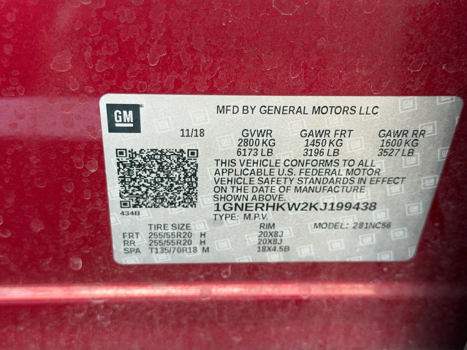 2019 Chevrolet Traverse LT Leather