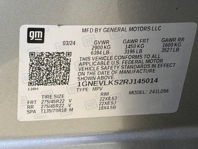 2024 Chevrolet Traverse RS