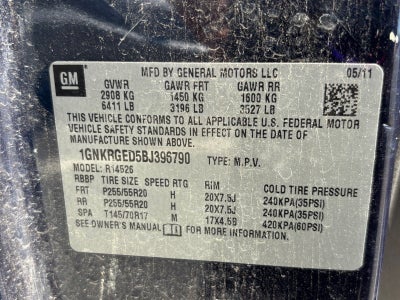 2011 Chevrolet Traverse LT w/1LT