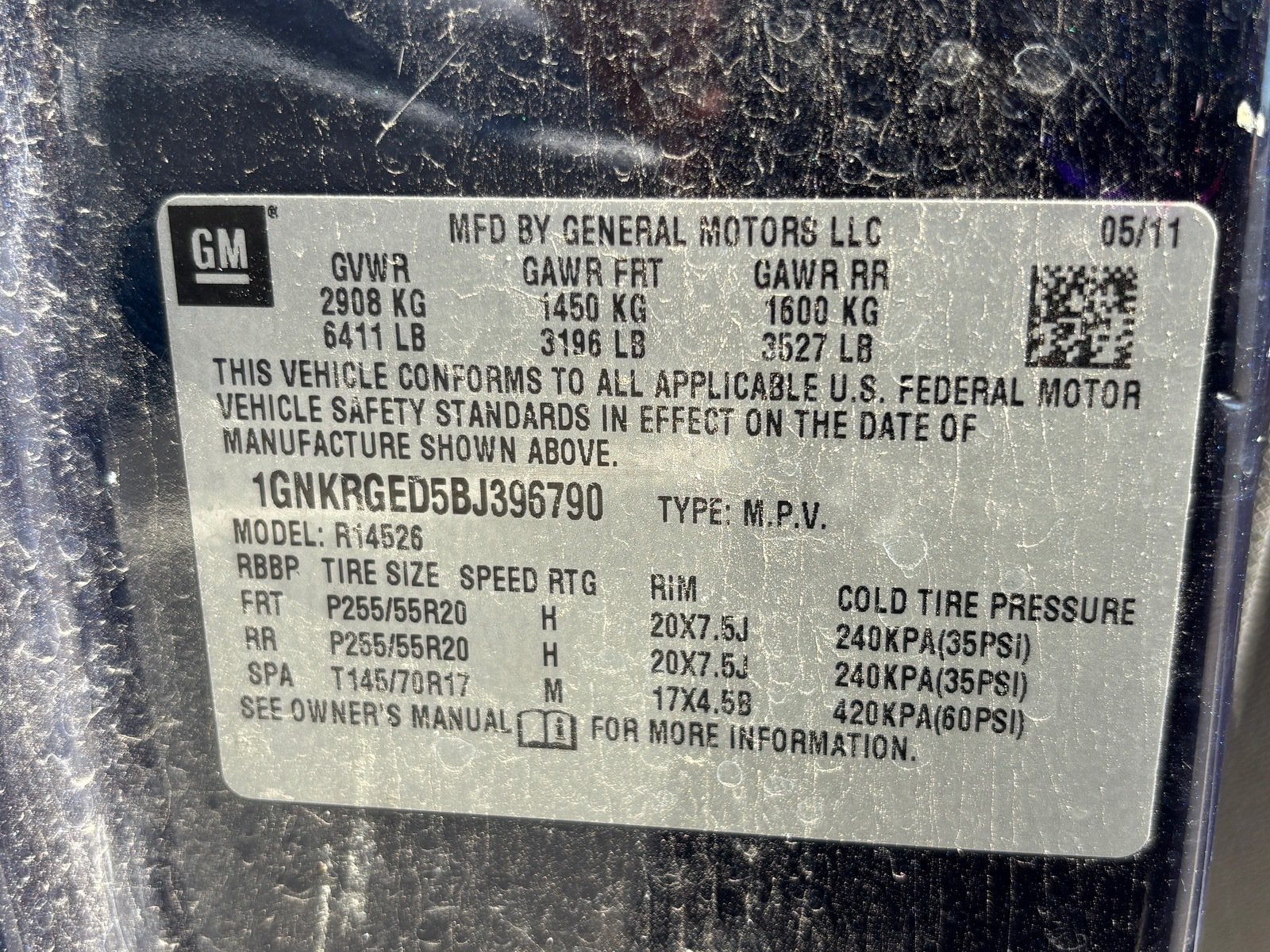 2011 Chevrolet Traverse LT w/1LT